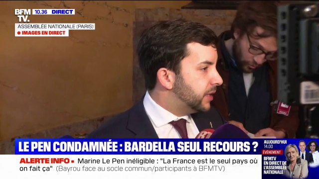 Condamnation de Marine Le Pen: La juge a décidé de faire de la politique , estime Jean-Philippe Tanguy (RN)