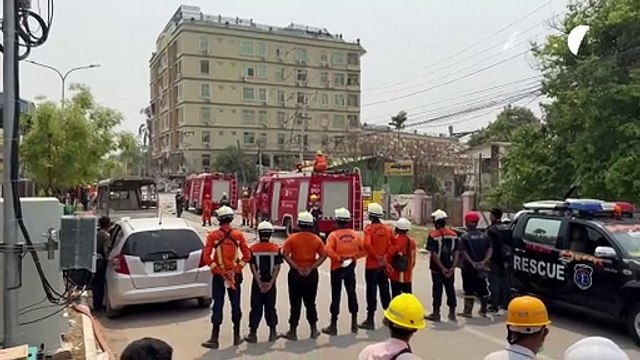 دقيقة صمت في بورما حدادا على ضحايا الزلزال