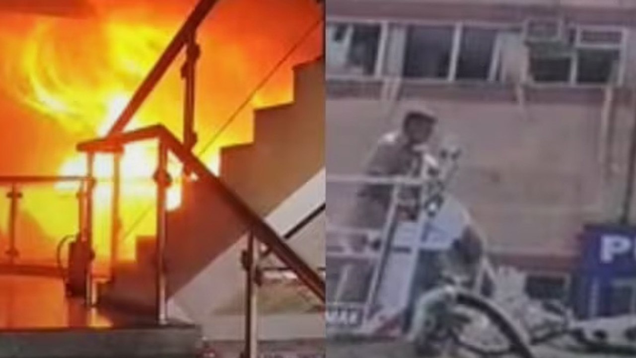 Noida Fire: आग की लपटों में घिरा शॉपिंग कॉम्पलेक्स