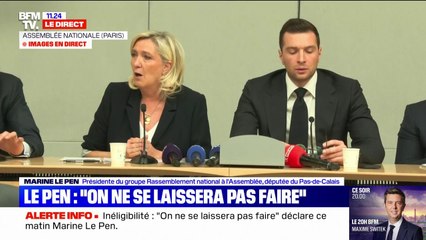 Procès du RN: "L'intégralité de la rédaction de ce jugement est une folie", affirme Marine Le Pen