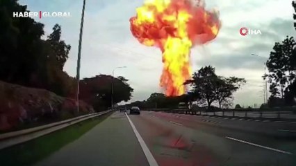 Malezya'da doğalgaz patlaması: 112 yaralı