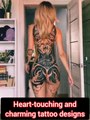 Tattoo design || beautiful tattoo art || Heart-touching and charming tattoo designs || #shorts