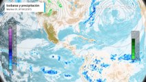 LLegan dos frentes con sus masas de aire a lo largo del Norte causando fuertes vientos, lluvias y granizo