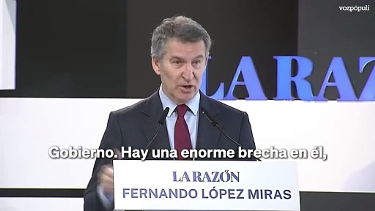 Feijóo: "El Gobierno tiene FOBIA A LA LIBERTAD"