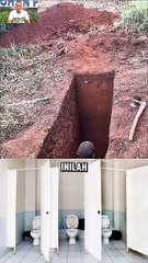 Cara Unik Orang Afrika Membangun Toilet 🚽 umum