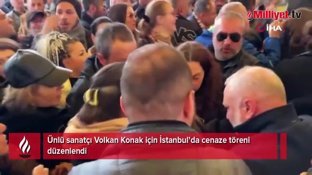 Volkan Konak'ın kızı Şimal Konak cenaze töreninde fenalaştı