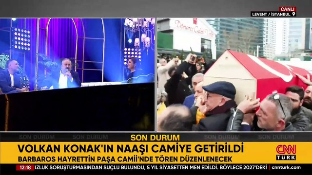 Volkan Konak Cenaze Töreni Canlı 'Kuzeyin Oğlu' Volkan Konak'a son veda!