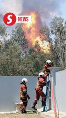 Putra Heights inferno: Blaze completely put out at 3.45pm