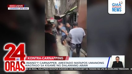 Umano’y carnapper, arestado matapos umanong magtago sa kisame ng dalawang araw | 24 Oras