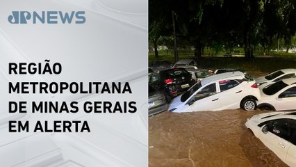 Temporal provoca alagamentos na Grande Belo Horizonte