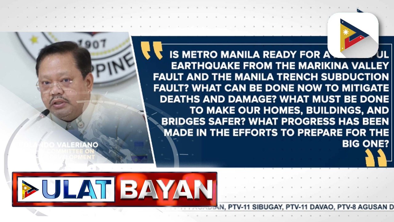 Rep. Valeriano, nagpaalala sa mga Pilipino na maging alerto at handa sa anumang sakuna