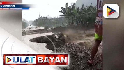 Box Culvert ng isang tulay sa Brgy. Don Marcelino, Davao Occidental, nasira ng baha