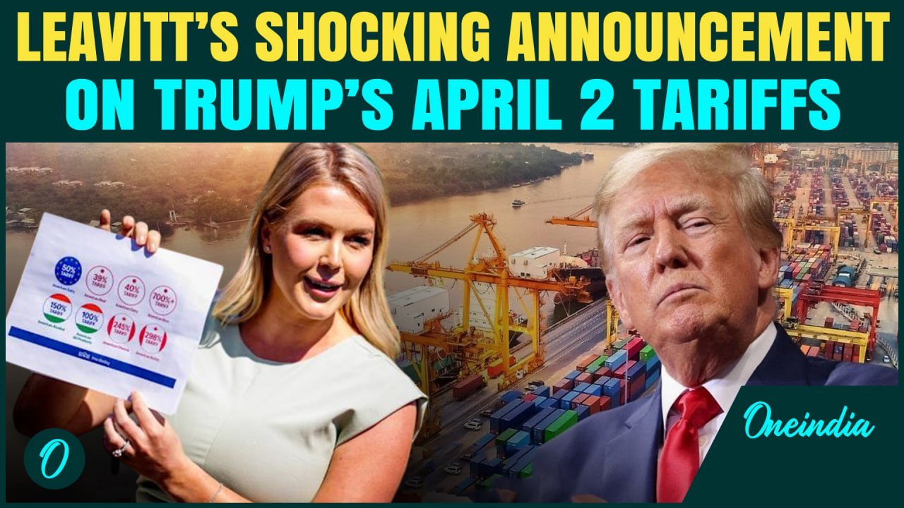 Karoline Leavitt Reveals Trump’s SHOCKING Tariff Plan; SHUTS Reporter Over Trump’s Term Question