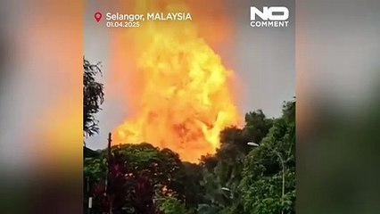 Un incendie de pipeline de gaz près de Kuala Lumpur fait plus de 100 blessés
