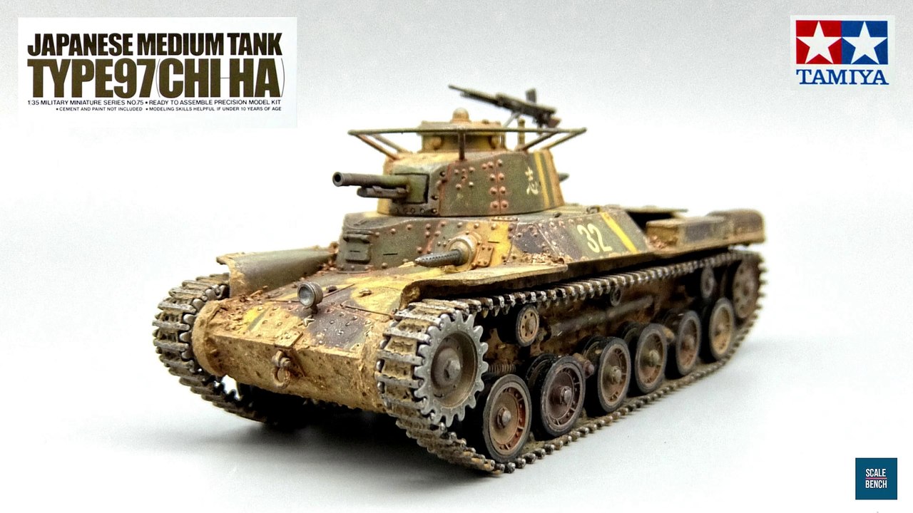 Tamiya /// Type97 Chi-Ha /// 1:35 Scale /// Final Reveal - Scale Model - Scale Bench