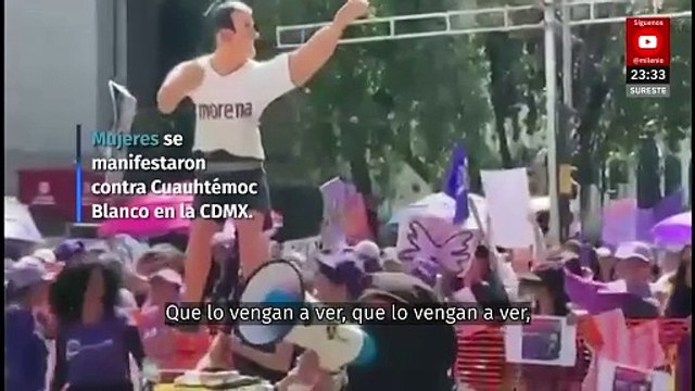 Cuauhtémoc Blanco ignora protesta por acusaciones y asiste a evento de la UFC
