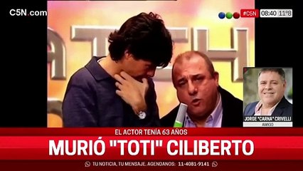 Jorge "Carna" Crivelli: "Mi mujer me contó la noticia llorando. No pensaba que le iba a pasar esto"