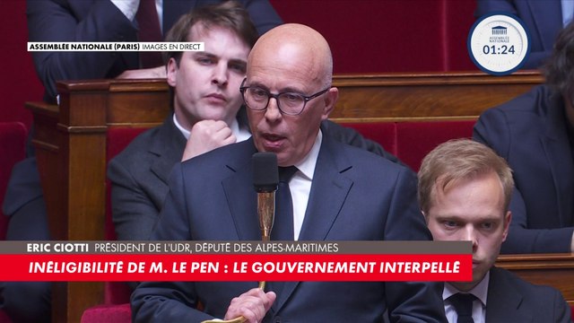 Eric Ciotti :«Le gouvernement des juges s’installe contre le peuple souverain»