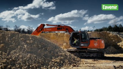 Au coeur de la dernière carrière de Belgique de kaolin à Transinne