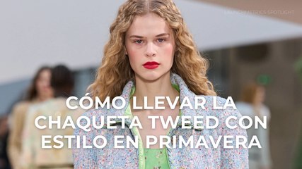 Cómo llevar la chaqueta tweed con estilo en primavera