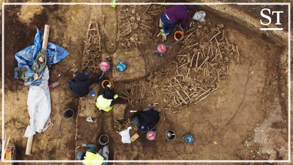 Historischer Skelettfund aus Römerzeit in Wien-Simmering
