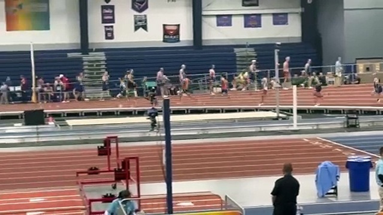 Simon Rayner, a British-born Canadian, narrowly wins M60 800m gold at the World Masters Indoor Champs in Florida
