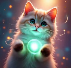 The Magic of Whiskers: A Cat's Enchanted Glow! ✨🐾