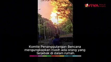 Malaysia Membara, Pipa Gas Ratusan Meter Bocor dan Terbakar