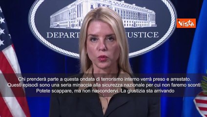 Tesla vandalizzate, la procuratrice Usa Pam Bondi: È terrorismo, la giustizia sta arrivando
