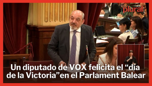 Un diputado de Vox en Baleares enaltece el Franquismo felicitando el día de la Victoria