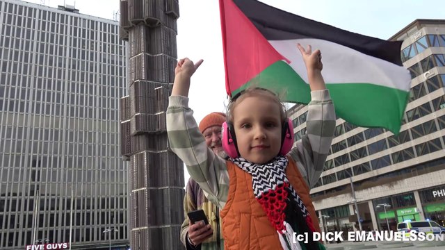 Palestina-Odenplan: Allt stöd till Palestinas motstånd