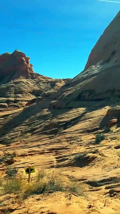 Biker Falls off Clif While Trying to Ride up Mountain