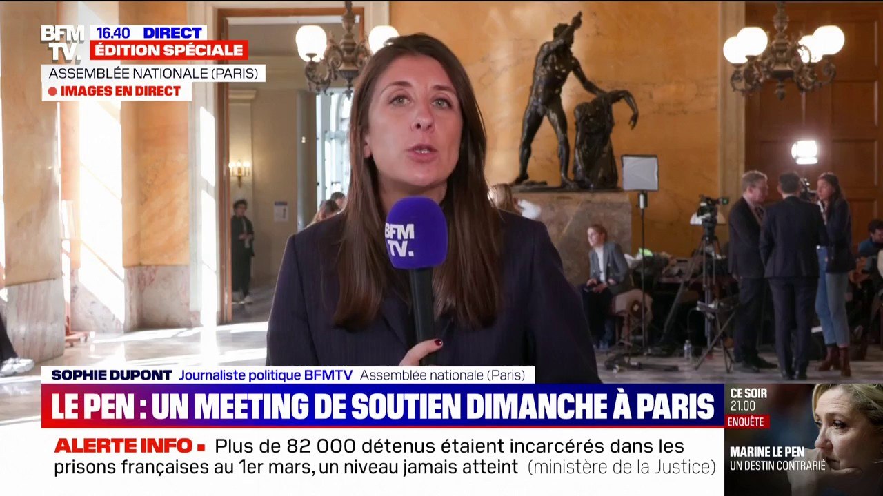 Procès RN: un meeting de soutien à Marine Le Pen organisé ce dimanche à Paris