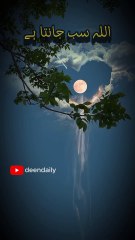 Allah Knows Everything | Stay True and Trust Him