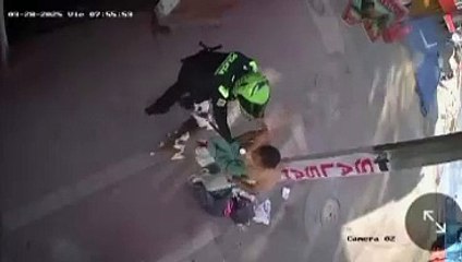 VIDEO | Pitbull atacó brutalmente a policía en Bogotá por orden de su dueño