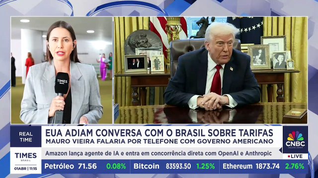 EUA adiam reunião com Brasil sobre tarifas recíprocas de Trump