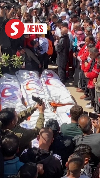 Israel says attack on Red Crescent ambulances in Gaza neutralised Hamas targets