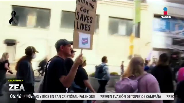 Fuertes lluvias arrancan el techo de una casa en Michigan, Estados Unidos