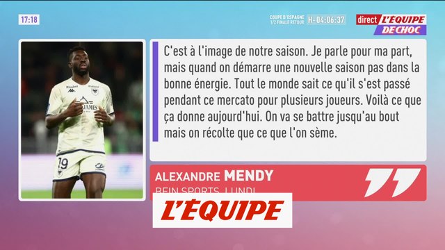 Mendy s'en prend à ses dirigeants après la défaite contre le Paris FC - Foot - L2 - Caen