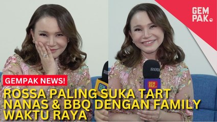 #GempakVideoNews : Kuih Raya Best? Rossa Paling Suka Makan Tart Nanas!