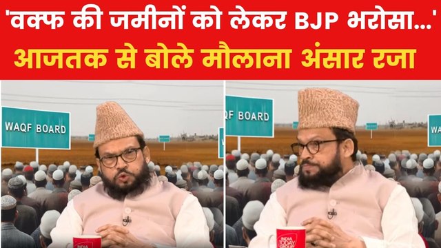 'मुस्लिमों के साथ धोखा होने वाला है...', वक्फ बिल पर बोले मौलाना अंसार रजा