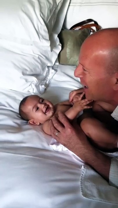 Bruce Willis e a filha Mabel