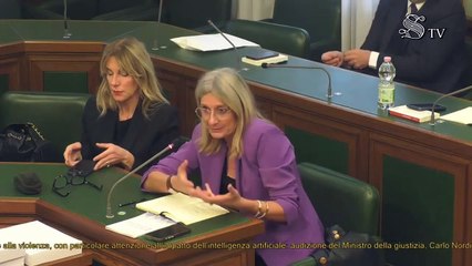Roma - Audizione del ministro Nordio in Commissione antidiscriminazioni, presieduta da Liliana Segre (01.04.25)