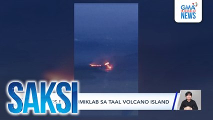 Grass fire, sumiklab sa Taal Volcano Island | Saksi