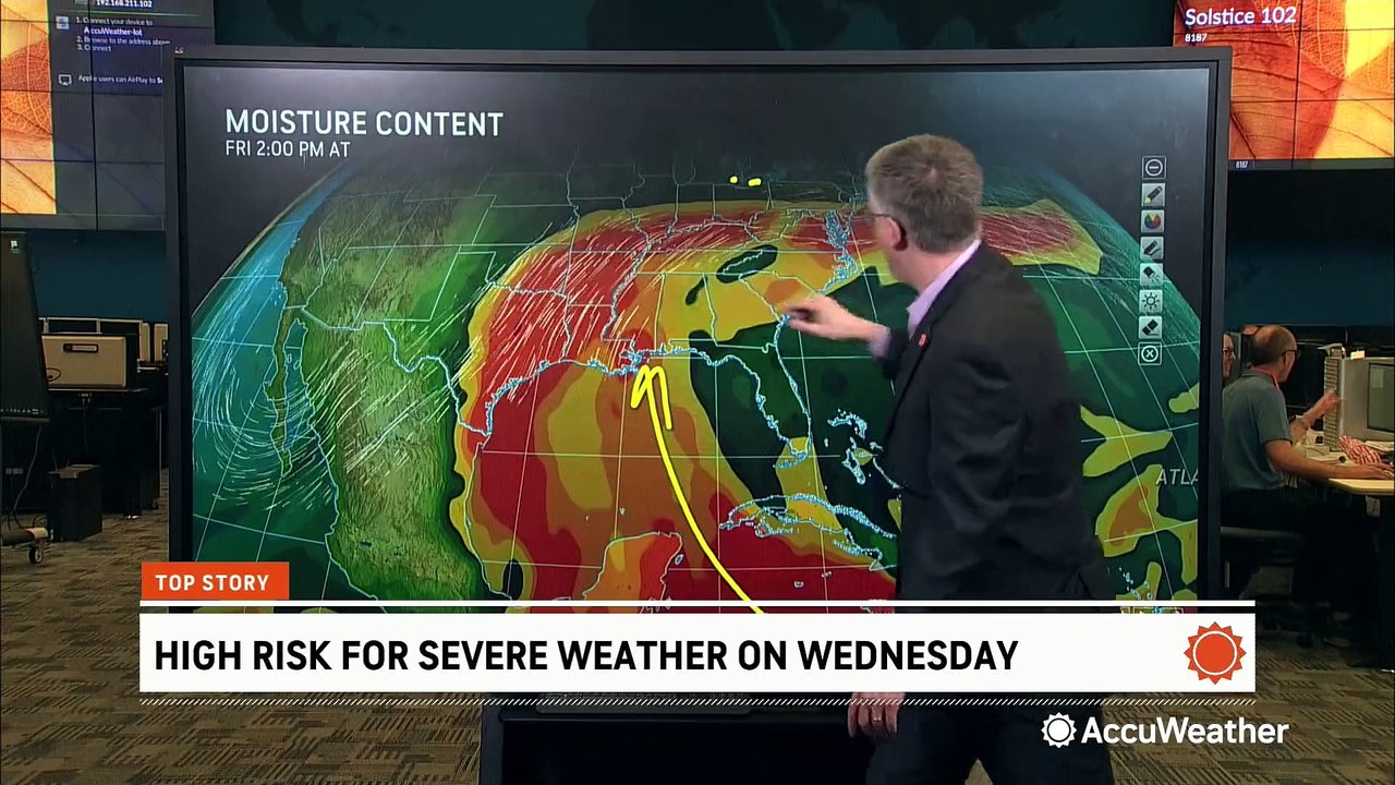 Life-threatening flooding risk from the South to Midwest