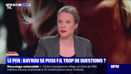 Procès RN: "C'est justifié" que Marine Le Pen ne soit pas candidate à la présidentielle, selon Lucie Castets