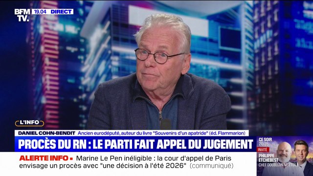 Daniel Cohn-Bendit (ancien eurodéputé): Marine Le Pen hait l'Europe