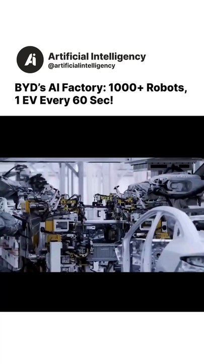 🚗🤖 BYD’s AI-Driven EV Factory: The Future of Smart Manufacturing!