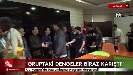 Alanyaspor'da bayramlaşma programı düzenlendi