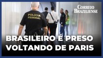 Algemado em voo: Brasileiro é preso em voo vindo de Paris